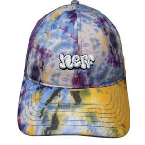 Neff Slideback Baseball Cap Multi One Size Adjustable Embroidered Tie-Dye